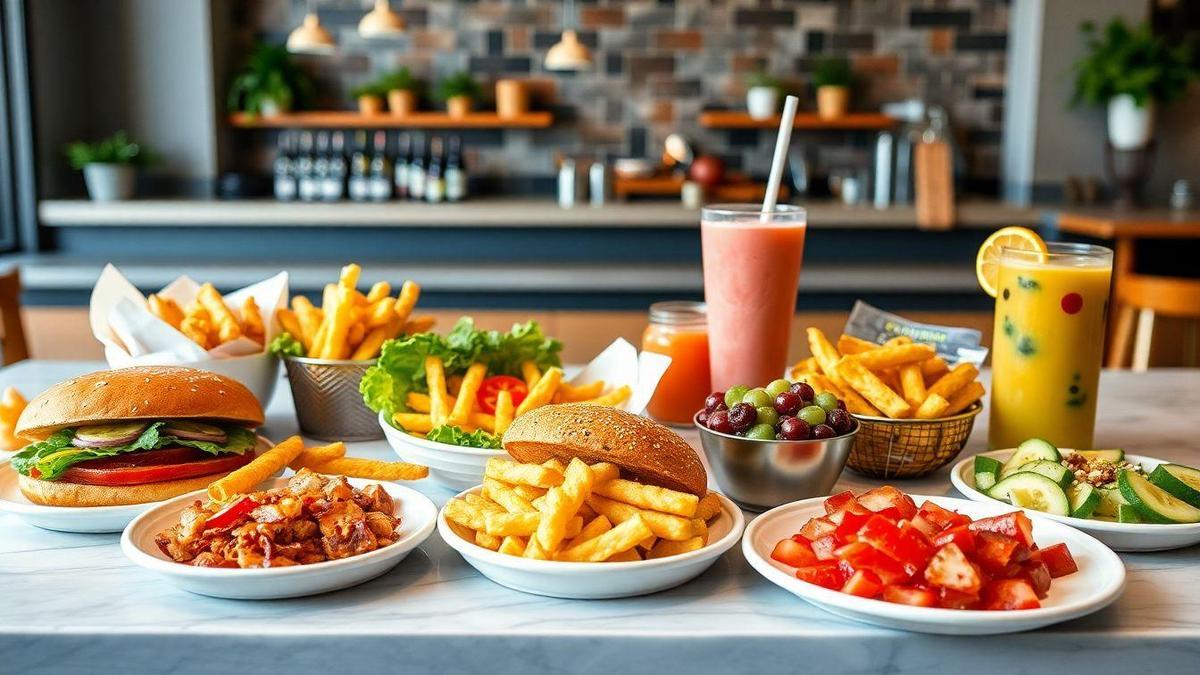 Como Fazer Escolhas Saudáveis no Fast Food Vegano