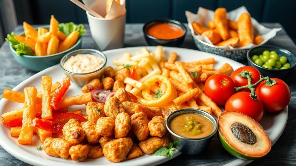 Ingredientes Comuns no Fast Food Vegano