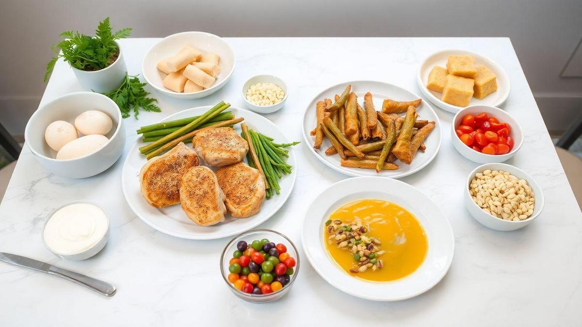 Planejando uma dieta equilibrada com alta proteína