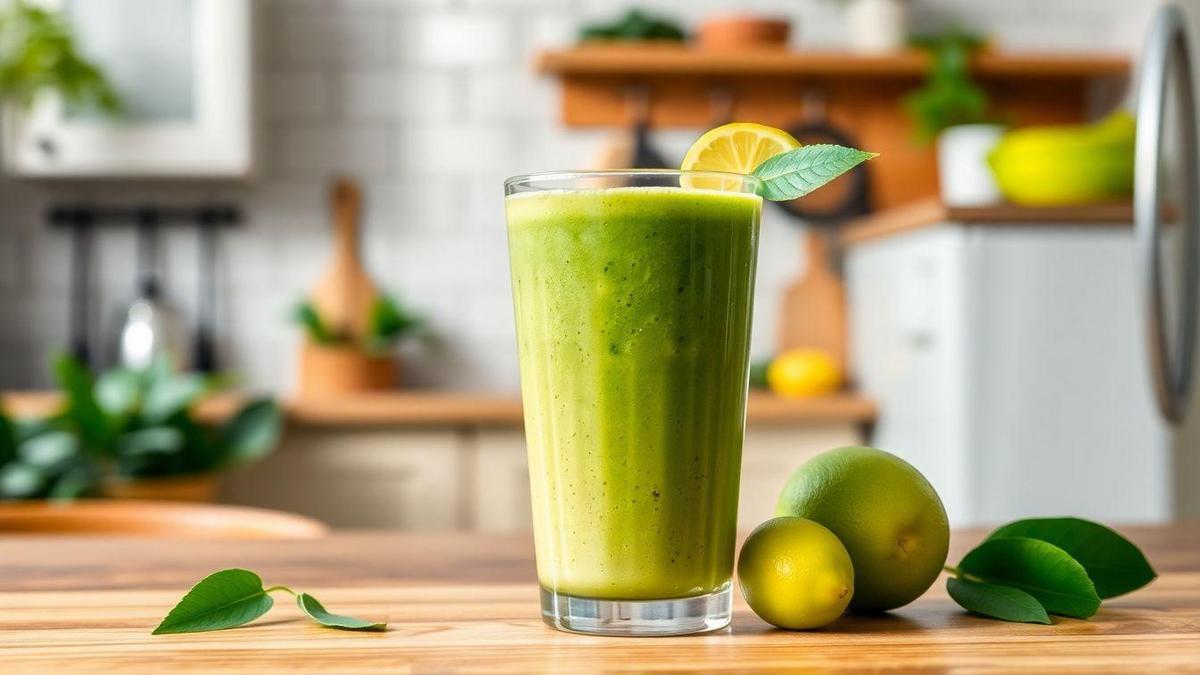 Suco Verde como Smoothie